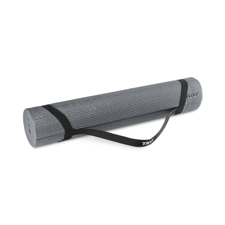 TKO Essential Yoga And Pilates Mat With Carrying Strap - Walmart.com