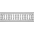 thumbnail image 5 of Ekena Millwork 38"H x 12'L Fiberthane Oxford Unassembled Balustrade Railing Kit, Style N (7 5/8" On-Center Spacing to Pass 4" Sphere Code), 5 of 6