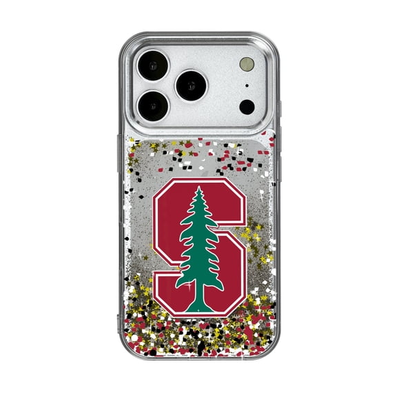 Stanford Cardinal iPhone Glitter Confetti Design Case