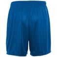 thumbnail image 2 of Augusta Sportswear Youth Wicking Soccer Shorts with Piping S Royal/ White, 2 of 5