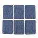 thumbnail image 1 of Kit de reparación de vaqueros con plancha de 6 piezas para ropa. Azul, 1 of 6