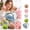 C Red, variant on Gel Squeeze Stress Ball, Glitter Star Sensory Squeeze Toys for Student and Adults, Christmas Stocking Stuffer Squeeze Relaxation Toys One Size Green