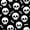 Black White, variant on Feelyou Cute Pumpkin Twin Bedding, Cartoon Witch Cat Bedding Comforter Set, Purple Orange, Halloween Reversible, 7pcs