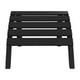 thumbnail image 3 of WestinTrends Outdoor Patio HDPE Adirondack Ottoman Footrest, Black, 3 of 13