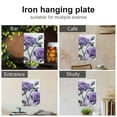 thumbnail image 4 of WERPE Wall Decor For Home Kitchen Bathroom Farm Garden Garage 8*12in Flower Rustic Roses Purple Floral Rustic Watercolor Floral Pictures 8x12in, 4 of 7
