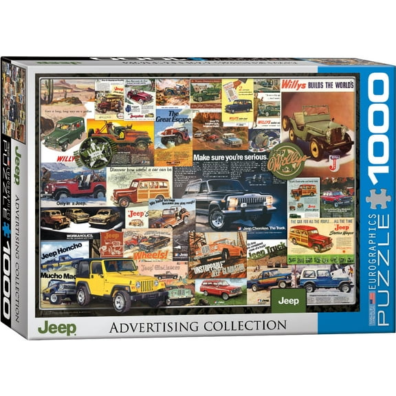 Jeep Advertising Collection 1000-Piece Puzzle