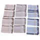 thumbnail image 3 of 12 Pcs 40cm Cotton Men Handkerchiefs Elderly Handkerchief Sweat Absorbent Handkerchiefs Set, 3 of 5
