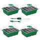thumbnail image 3 of Bandeja de arranque de semillas 12 hoyos de para alféizares de ventana de microgreens 4pcs, 3 of 8