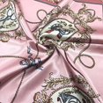 thumbnail image 3 of Silk Like Scarf Women's Fashion Pattern Large Square Satin Headscarf, 3 of 4