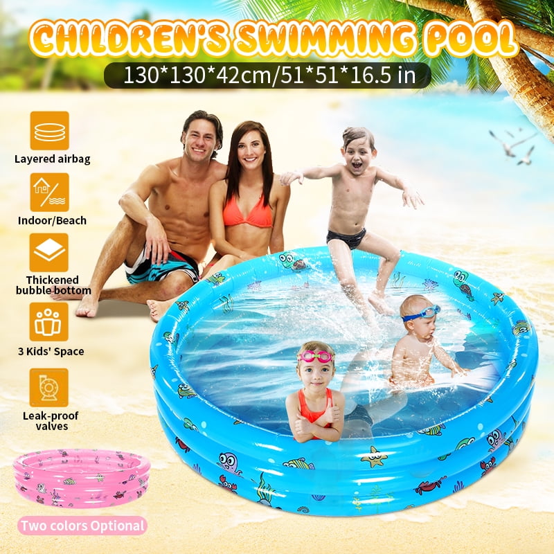 Pool Summer Inflatable Kids Fun Swimming Center Play Water Outdoor Family Glow B