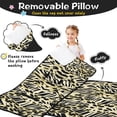 thumbnail image 3 of Zebra and Leopard Print Pattern Toddler Nap Mats for Kids Preschool,Sleeping Mat Bag or Kids,Toddler Sleeping Bag,Toddler Nap Mat or Daycare, 3 of 6