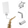 thumbnail image 3 of MasteelfCA 1Pc Practical Saxophone Music Stand Portable Musical Instrument Music Score Rack (Silver), 3 of 8