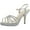 Silver, variant on Benjamin Walk Womens Dressy Stiletto Stilettos Silver 9 Wide (C,D,W)
