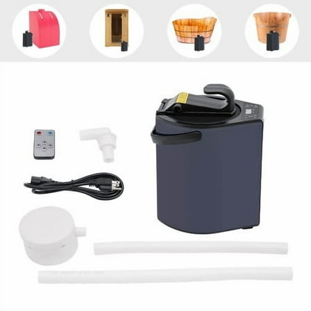 TFCFL 3L Portable Sauna Steamer Home SPA Fumigation Steam Machine with Remote Control 800W 110V