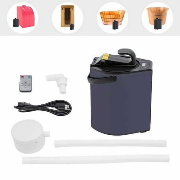 TFCFL 3L Portable Sauna Steamer Home SPA Fumigation Steam Machine with Remote Control 800W 110V