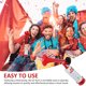 thumbnail image 5 of BRIGHTFUFU Bocina de aire, bocina de aire de mano, bocina para animar, fanático del fútbol, ​​trompeta, bocina de aire para animar, fiesta de fútbol, ​​favores, matracas, 5 of 6