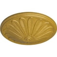 thumbnail image 3 of Ekena Millwork 25 1/2"OD x 5 1/2"P Brontes Ceiling Medallion (Fits Canopies up to 3 5/8"), Hand-Painted Iridescent Gold, 3 of 6