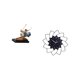 thumbnail image 5 of Figura Decorativa De Bailarina De Ballet, Estatua De Bailarina, Figura De Escritorio Para Chimenea, Decoración De Restaurante, Reloj De Pared Acrílico Con Forma De Flor, Silencioso, Para, 5 of 8