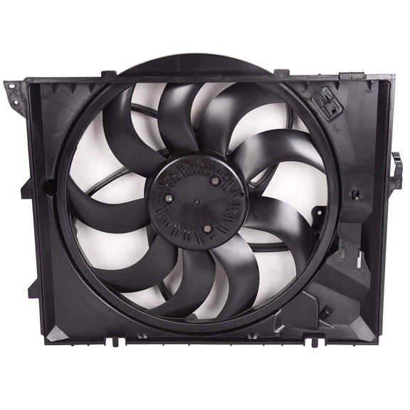OE # 17427522055 Front Radiator Cooling Fan Assembly 1PC Fits select: 2007,2011 BMW 328 I