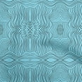 thumbnail image 1 of oneOone Cotton Poplin Twill Aqua Blue Fabric Moire Sewing Material Print Fabric By The Yard 56 Inch Wide, 1 of 4