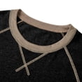 thumbnail image 6 of Men's Long Sleeve Crew Neck Pullover T Shirt Casual Fashion Solid Color Slim Fit Sports Tops Fall Winter Lightweight Soft Comfort Shirts, 6 of 8