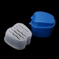 thumbnail image 5 of Beyonday Teeth Retainer Storage Box Denture Case False Teeth Invisible Braces Box Denture Cleaning Strainer Bath Soaking Cup Container Holder with Filter Basket Net, 5 of 5
