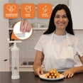thumbnail image 3 of KneadEat Churro Maker Machine Churrera and Piping Bag Churros Filler. Easy QR-Recipe to Prepare and Fill Your Own Churros at Home. 3 nozzles., 3 of 6