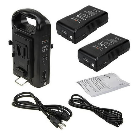 UPC: 0847372040384 | Fotodiox VBatt-Chrgr-Stand-2xF130S Dual Position Battery Charger Kit – 4 lbs