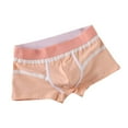 thumbnail image 2 of HUPOM Men'S Underwear Underwear For Men Pack Medium waist Elastic Waist Solid Boxer Briefs Pink 2XL, 2 of 3
