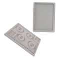 thumbnail image 3 of GARVALON 2Pcs Bracelet Bead Board Tray Grey Jewelry Making for Handicraft Enthusiasts, 3 of 8