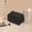 Black, variant on Qonioi Large Capacity Travel Toiletry Bag, Waterproof Hanging Shaving Bag for Men Women, Foldable Storage Organizer for Bathroom Essentials and Cosmetics