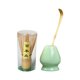 thumbnail image 2 of Japones Matcha Set Modern Tea Utensils Matcha Accessory Bamboo Matcha Batchis, Batcheador de cerámica y cuchara de bambú Verde, 2 of 9