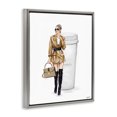 thumbnail image 3 of Stupell Industries Art Deco Gray Floating Frame Canvas Art, 17 x 21, by Ziwei Li, 3 of 8