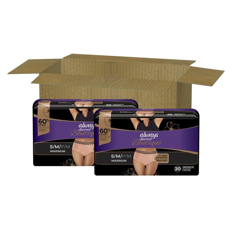 Save on Always Women's Discreet Boutique Incontinence Underwear Maximum XL  Order Online Delivery