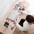 thumbnail image 3 of Long Mouse Pads for Desk,Dachshund and Flower Desk Mats on Top Of Desks, Desk Mouse Pad Extra Large with 3mm Non-Slip Base and Stitched Edge for Gaming,Office,Work,Home 31.5"x11.8", 3 of 6