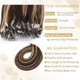 thumbnail image 4 of SEGO Micro Loop Real Thick Human Hair Extensions 100 Strands Invisible Micro Ring Beads Remy Thick Hair, 4 of 8