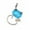 Blue Turquoise, variant on Natural Crystal Bowknot Cat Pendant Chakra Quartz Gemstone Reiki Healing Gift