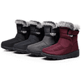 thumbnail image 2 of Women's Snow Boots | Waterproof Faux Fur Lined | Warm Cozy Winter Booties | Anti-Slip Sole | Stylish Outdoor Shoes, 2 of 10