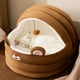 thumbnail image 1 of Warm Cat House Autumn and Winter Cat Cradle Cat Bed Cat House Semi Closed Dog House Pet Supplies Beds for Samll Middle Dogs ShopWise Round, 1 of 11