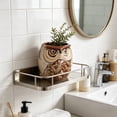 thumbnail image 6 of SLYNSHome Cartoon Owl Ceramic Flower Pot, Gardening Planter, Creative Succulent Holder For Home, Office & Gardening Decor, 6 of 6