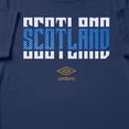 thumbnail image 2 of Umbro Men's Scotland Stacked Soccer T Shirt (New Navy, S-XXXL), 2 of 4