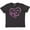 Retro Heather Black, variant on I Love My Aunt and Uncle in Pink Chalk Heart Youth T-Shirt