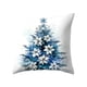 thumbnail image 2 of Uuiauoio Christmas Holiday Pillow Covers Linen Cushion Cases Santa Snowman Reindeer Pattern Decorative Throw Pillow for Sofa Bed Living Room Home Decor Festive Seasonal Accent, 2 of 6