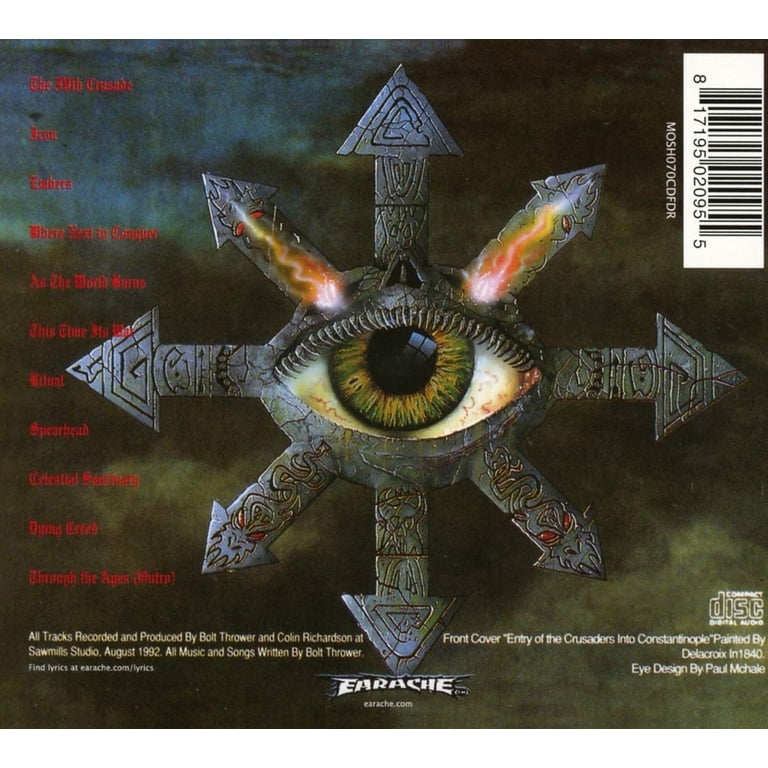 洋楽 BOLT THROWER THE IVTH CRUSADE CD Bolt Thrower - Ivth Crusade (full Dynamic Range Remastered