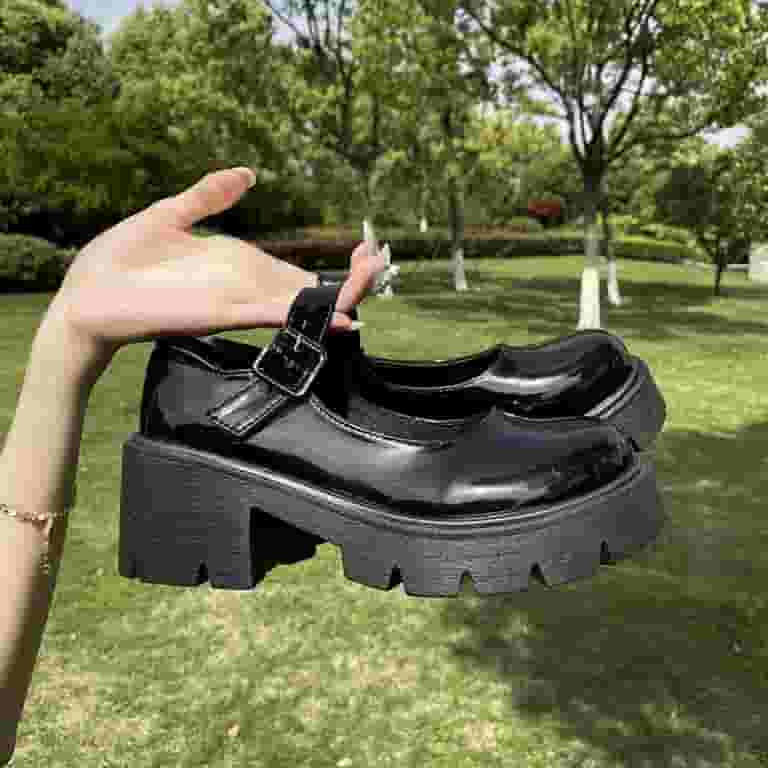 スニーカー Mary Jane Platform Shoes OAVQHLG3B Women's Mary Jane Platform Shoes, Vintage Cosplay