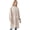 Beige, variant on Women Long Sleeve Apron Cotton Linen Apron with Pockets Work Apron For Cooking,Gardening, Painting, Baking, Housework