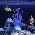 thumbnail image 3 of Unique Bargains Aquarium Simulation Coral Sea Urchins Silicone Fluorescent Coral Glow Ornaments Fish Tank Landscape Blue, 3 of 7