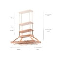 thumbnail image 3 of Home Indoor 2 Light LED Overhead Wine Rack, Copper, 3 of 6