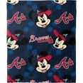 thumbnail image 3 of Northwest x Disney Atlanta Braves Mickey Hugger Pillow & Silk Touch Throw Set, 3 of 3
