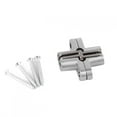 thumbnail image 1 of Bisagras ocultas cruzadas invisibles para puerta plegable de aleación de zinc de 180 grados (43,7 mm), 1 of 5